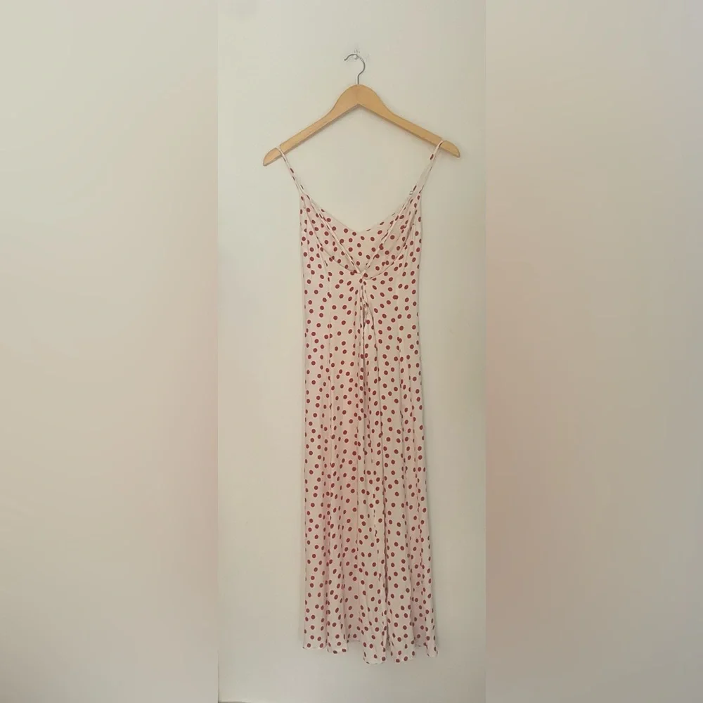 THE REFORMATION Kat Dress Polka Dot Summer Dress - Picture 5 of 9